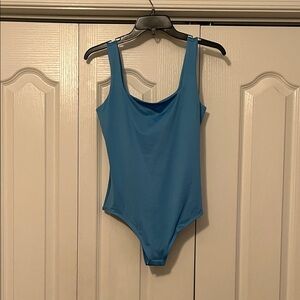 Elegant Blue Women's Bodysuit